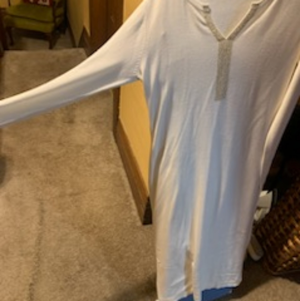 Cream Long Sleeve Dress - Picture 3 of 3